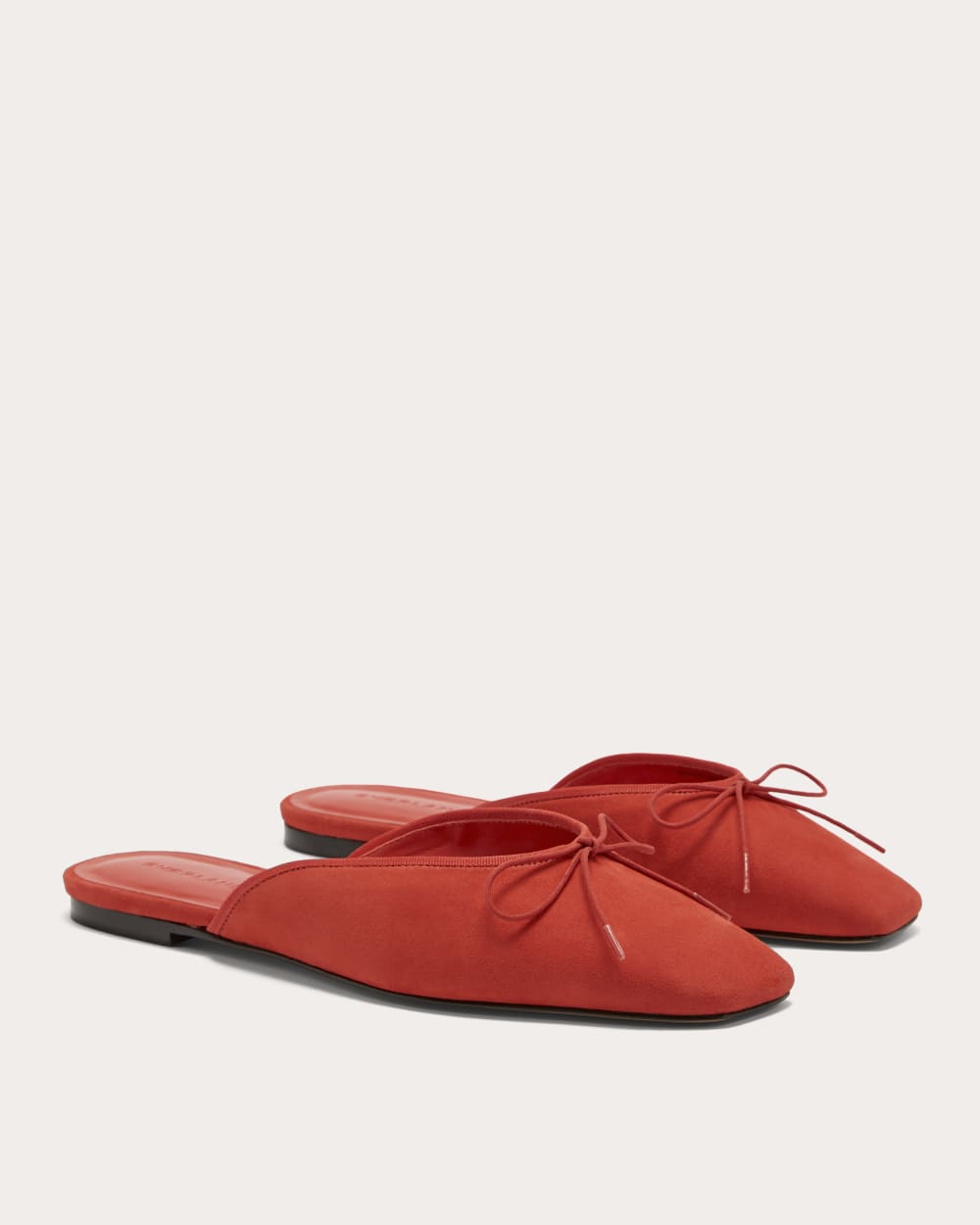 The Ballet Mule | Classic Red Suede – Everlane