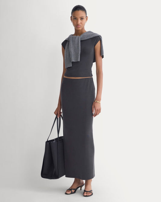womens-maxi-skirt-in-butterknit-black | primary