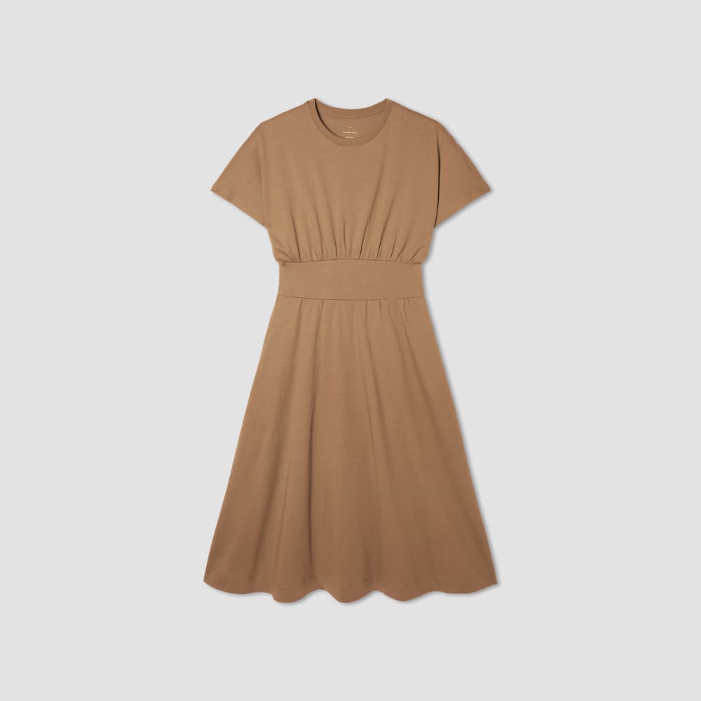 The Organic Cotton Waisted Dress | Toasted Coconut Everlane The Organic Cotton Waisted Dress | Toasted Coconut Everlane
