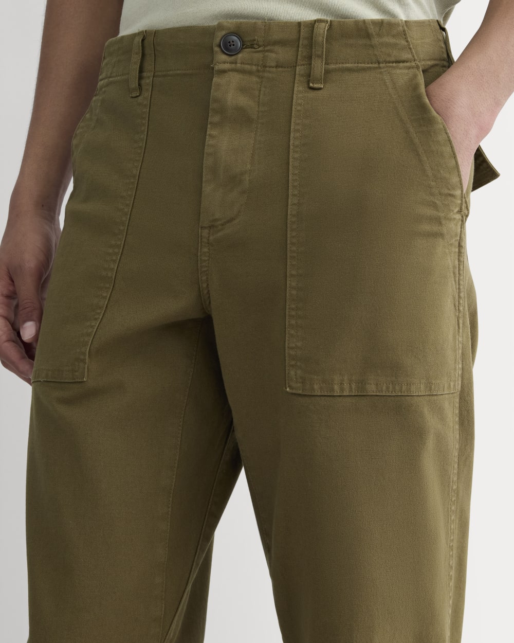 The Canvas Relaxed Pant | Olive – Everlane