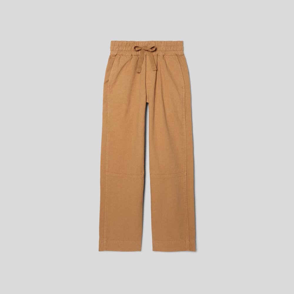 The Canvas Organic Cotton Pull-On Pant | Cappuccino – Everlane