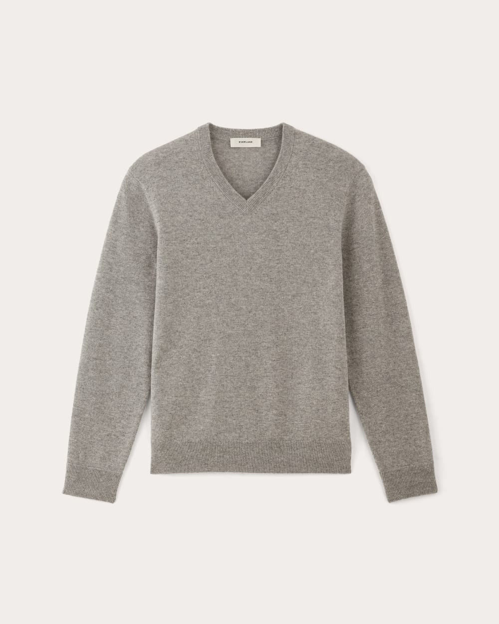 The Cashmere V-Neck Sweater | Light Heather Grey – Everlane