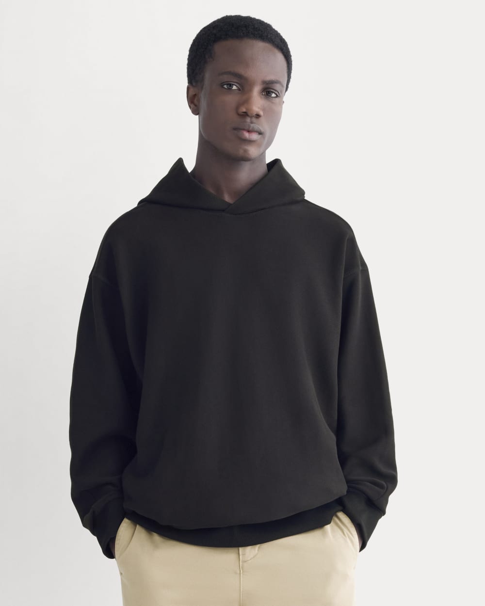 Twill Terry Jacquard Hoodie