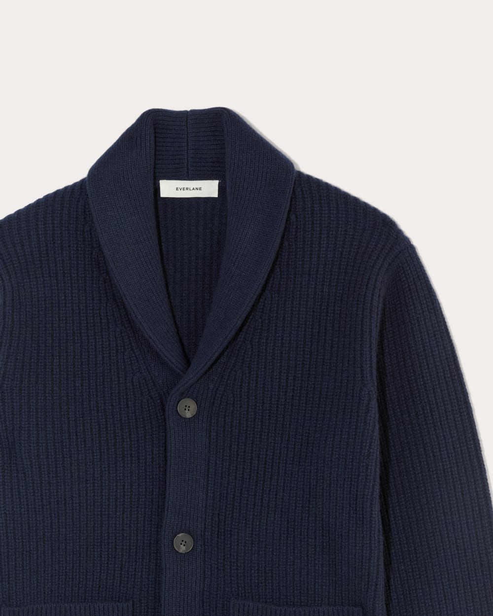 The Felted Merino Shawl Collar Cardigan | Deep Navy – Everlane