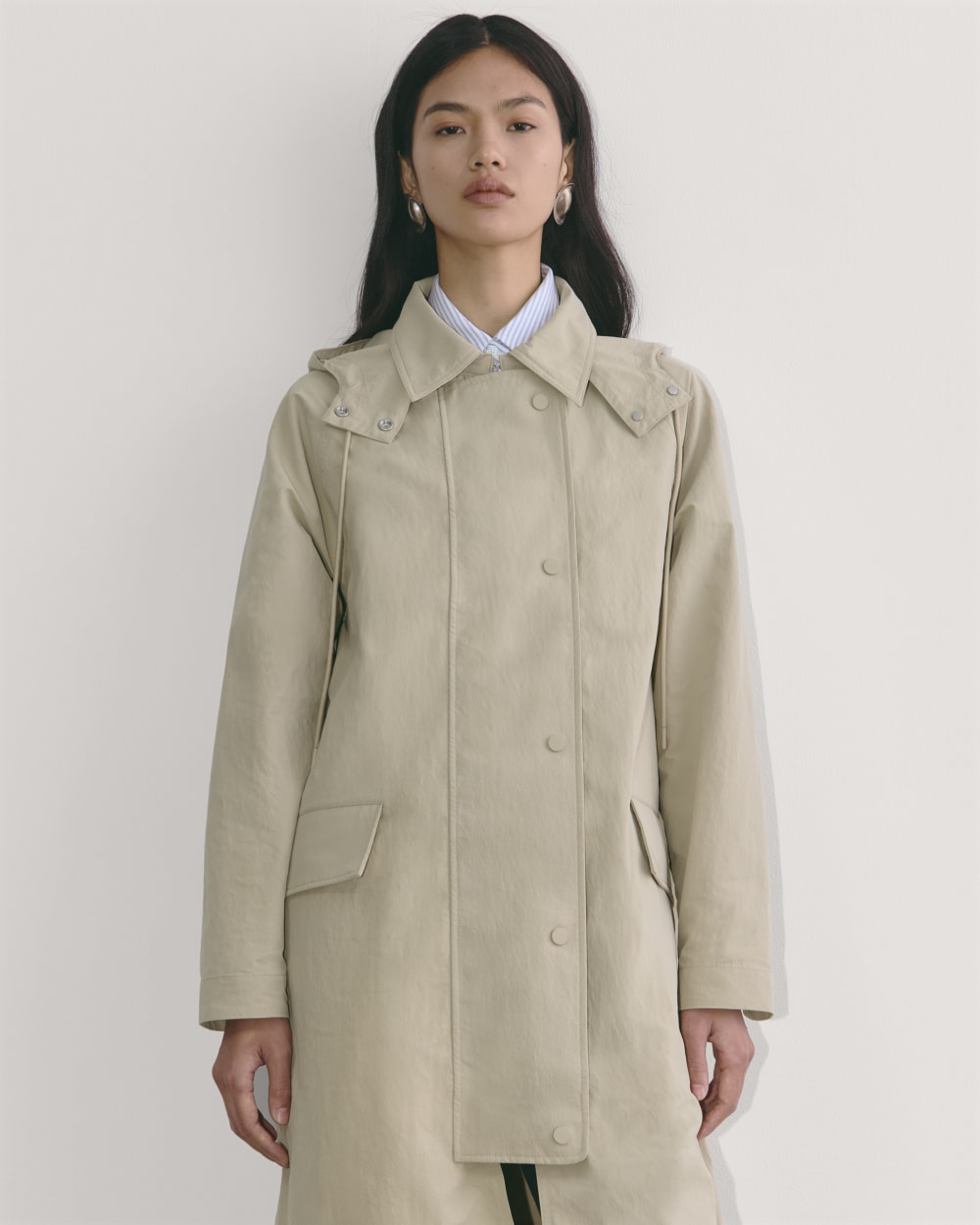 The Oversized Anorak | Trench Coat Khaki – Everlane