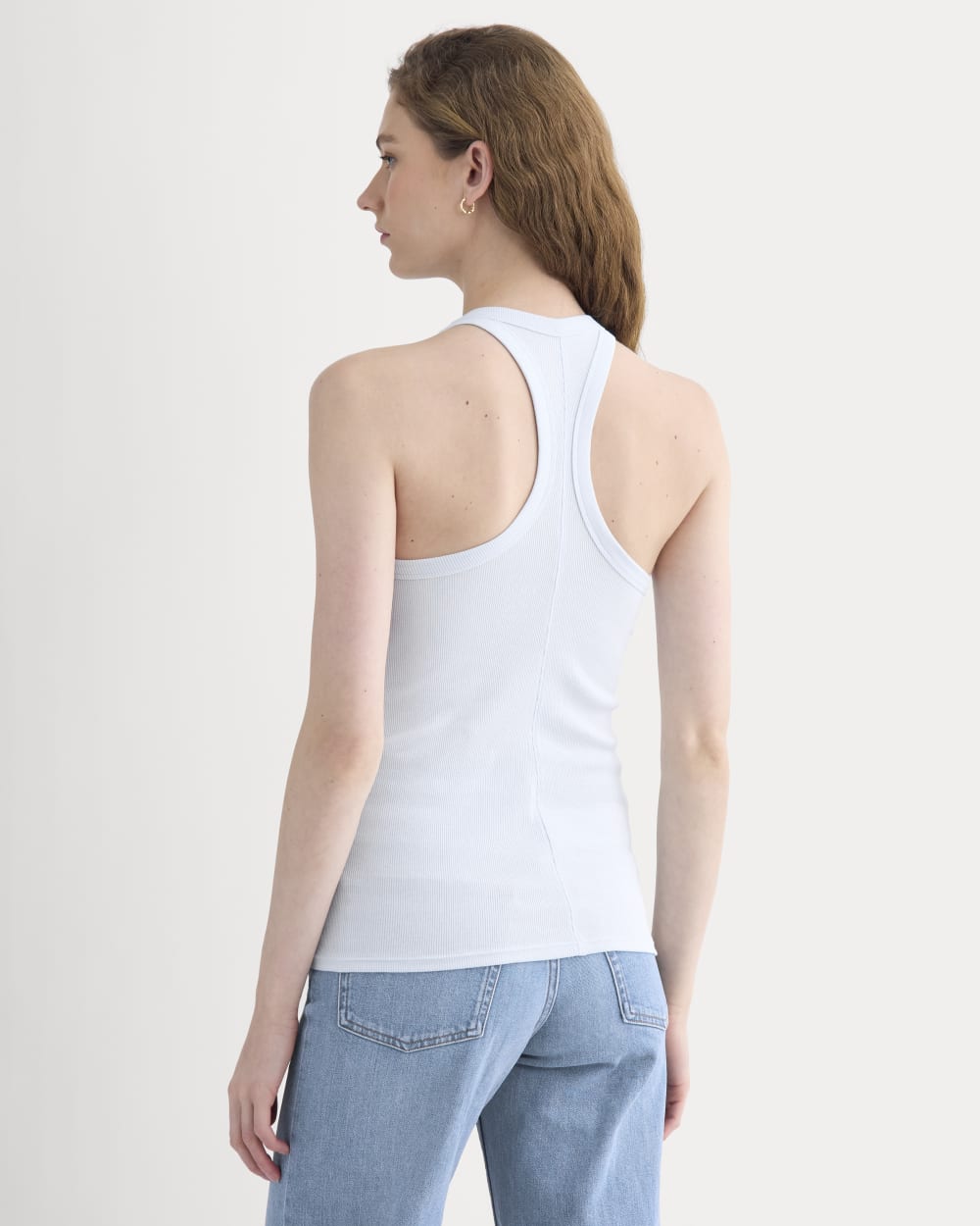 Luxe Rib Racerback Tank | Skywriting – Everlane