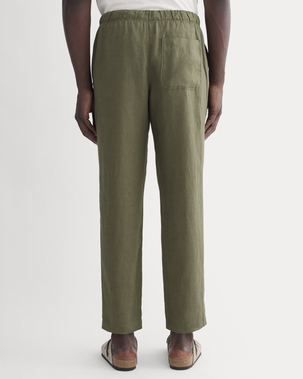 【LE / エルイー】everyday slacks Women's Everyday Side Zip Pants Dark Khaki : simple changing
