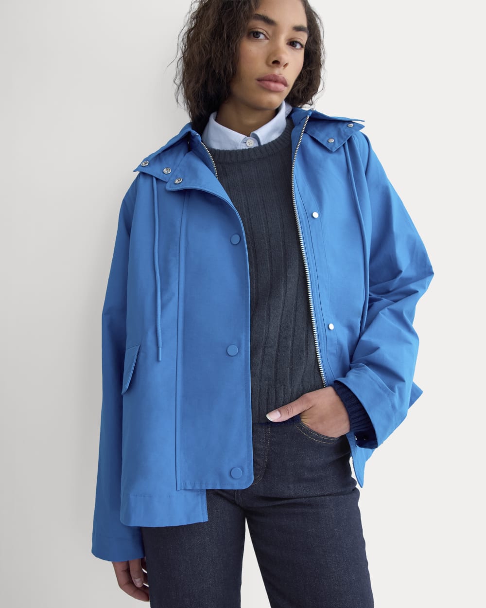 The Short Anorak | Imperial Blue – Everlane