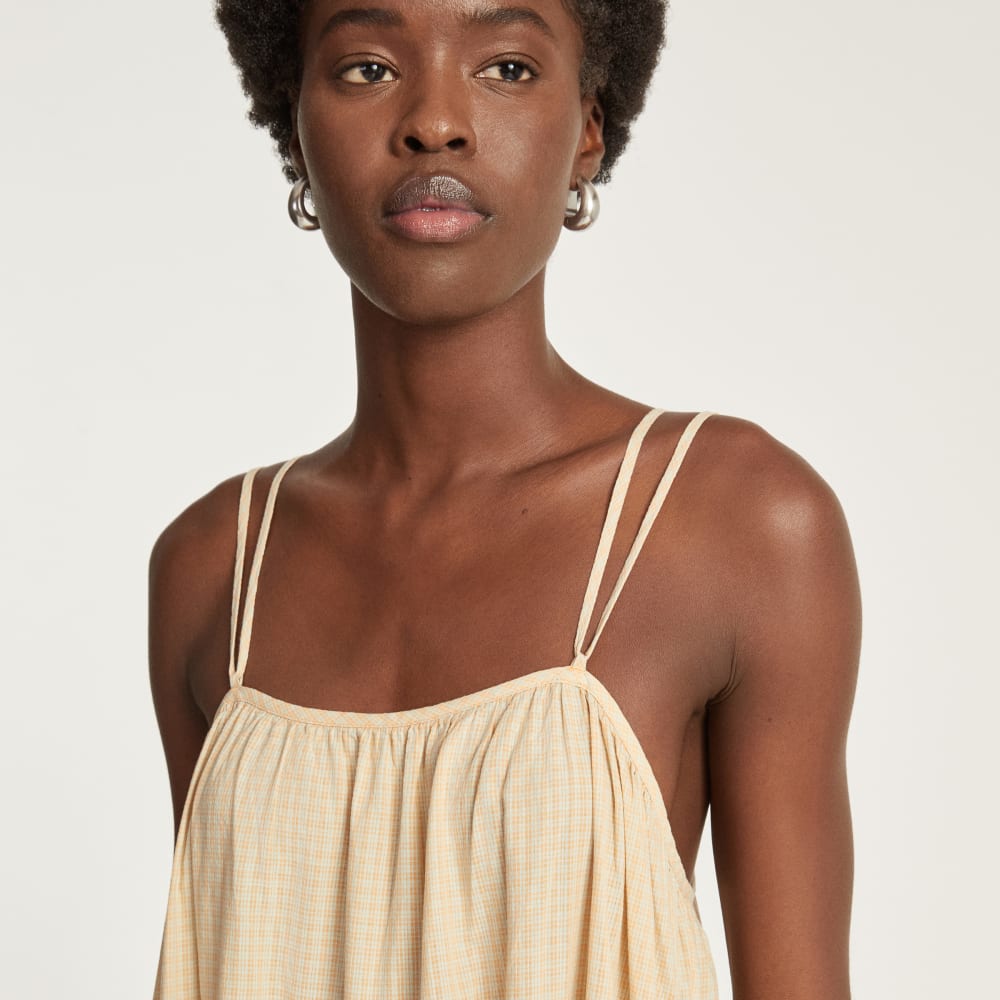 womens-billow-tiered-maxi-dress-plaid-orange-seafoam