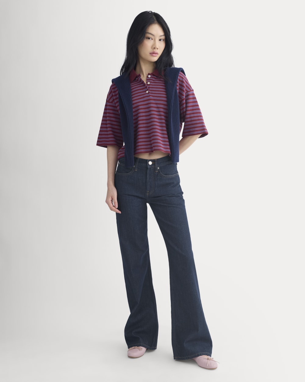 womens-pique-boxy-polo-pomegranate-rose-blue