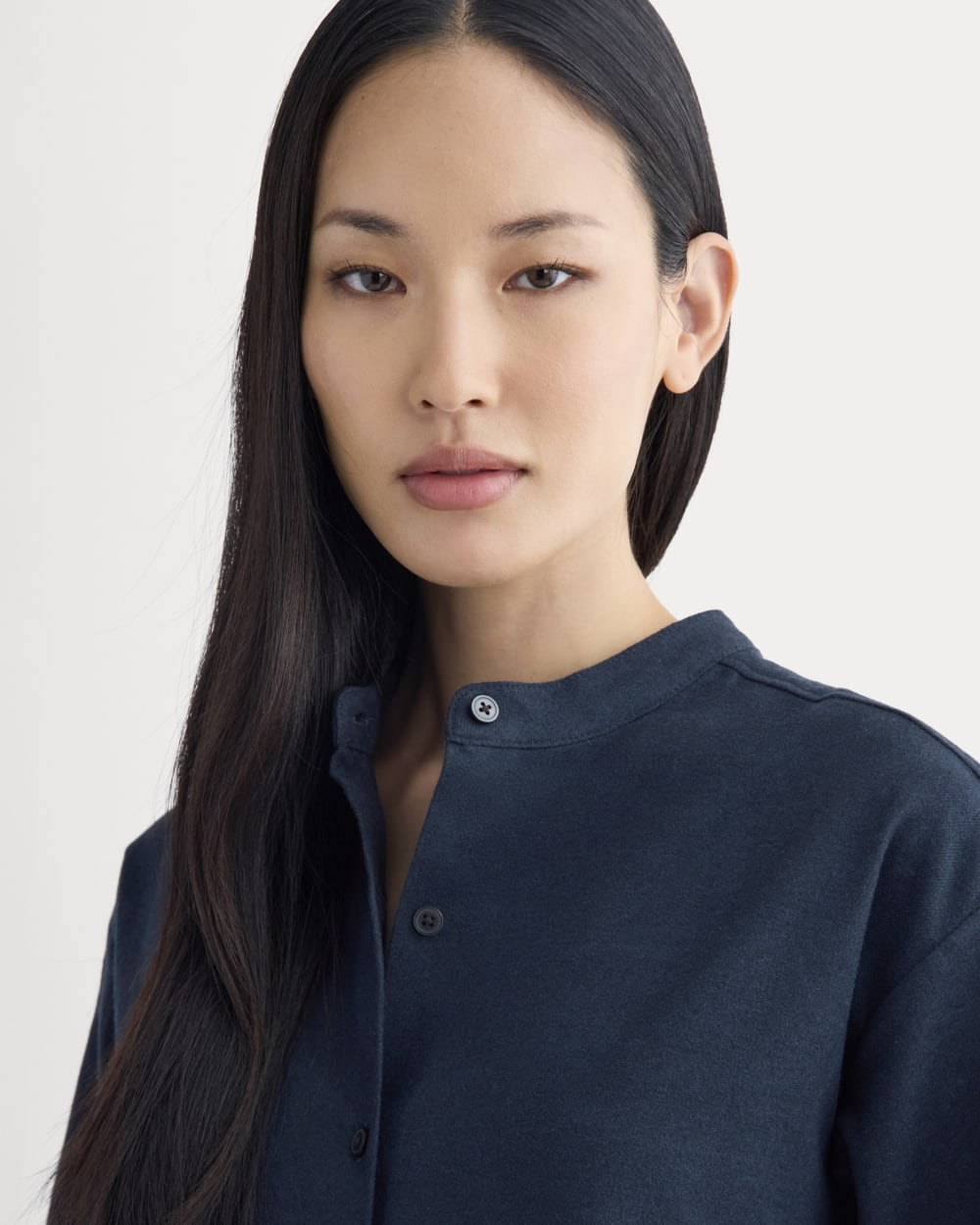 womens-flannel-shirt-navy