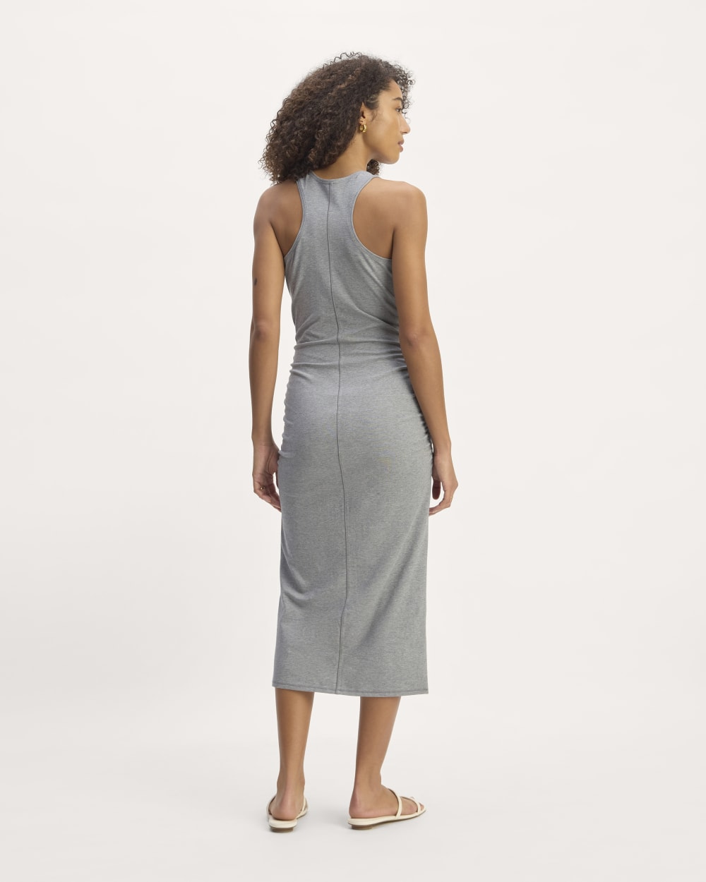 The Form Racerback Dress | Mid Heather Grey  Everlane