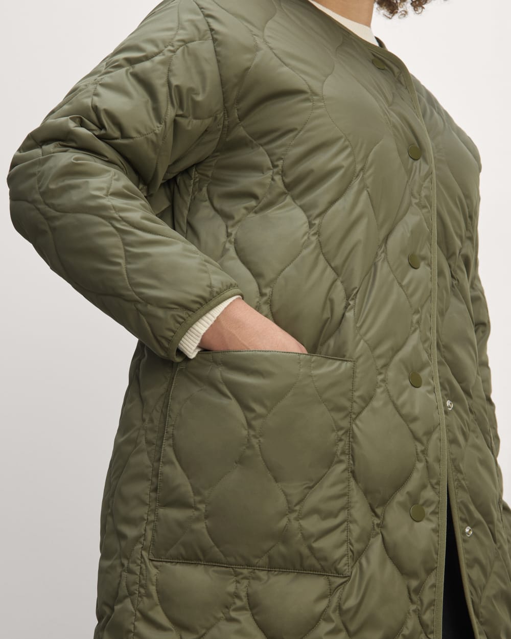The Long Quilted Liner | Kalamata – Everlane