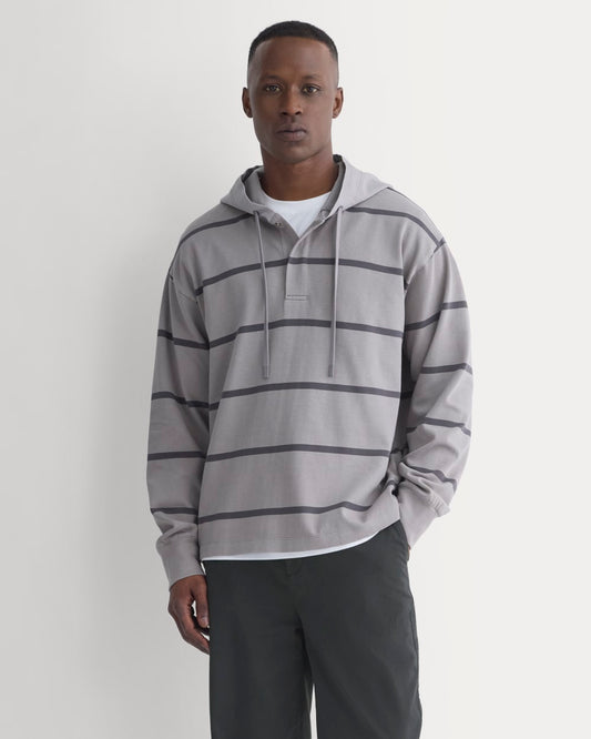 mens-vintage-rugby-hoodie-overdye-charcoal-gray-stripe | primary