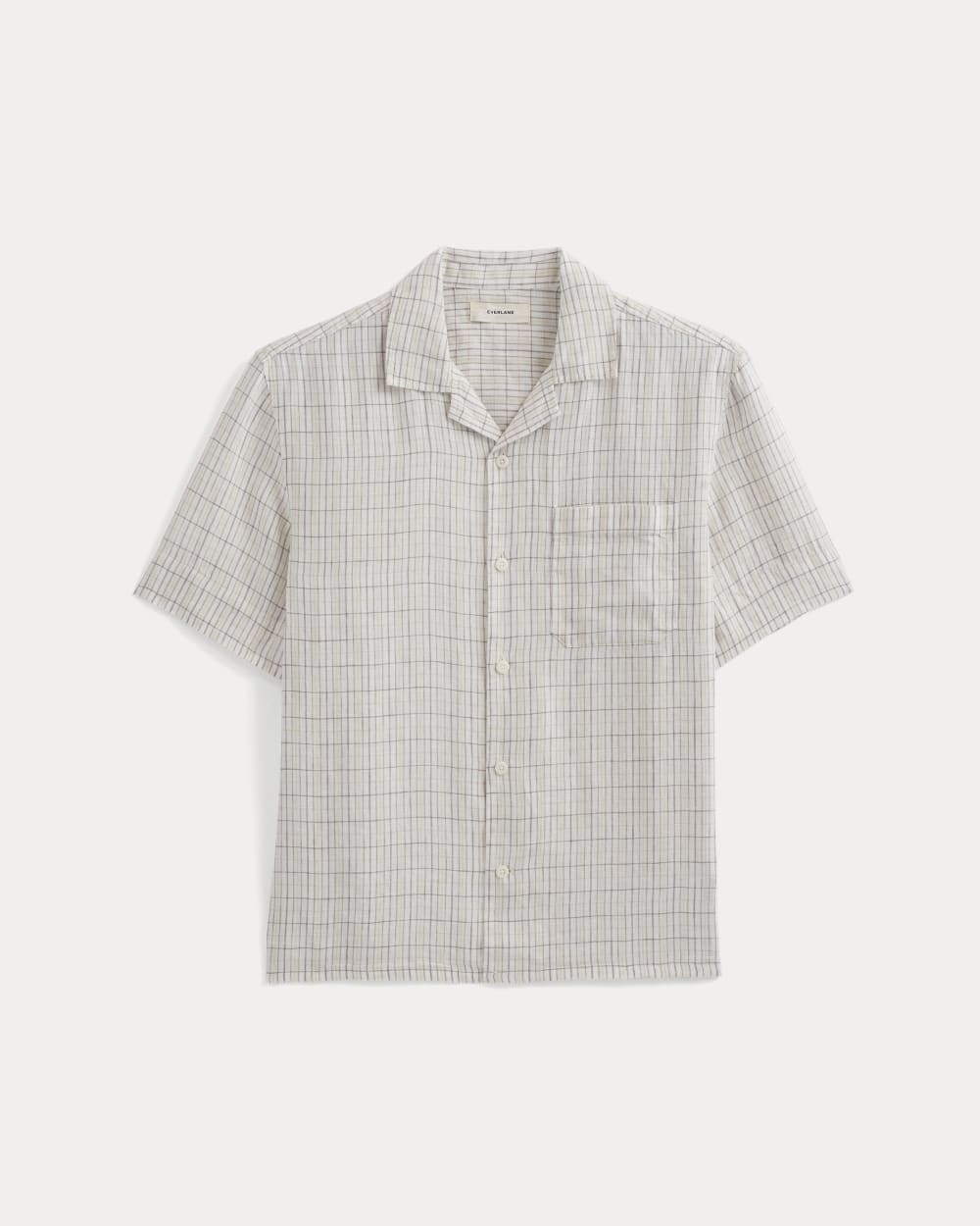 mens-linen-resort-shirt-bone-plaid | alt