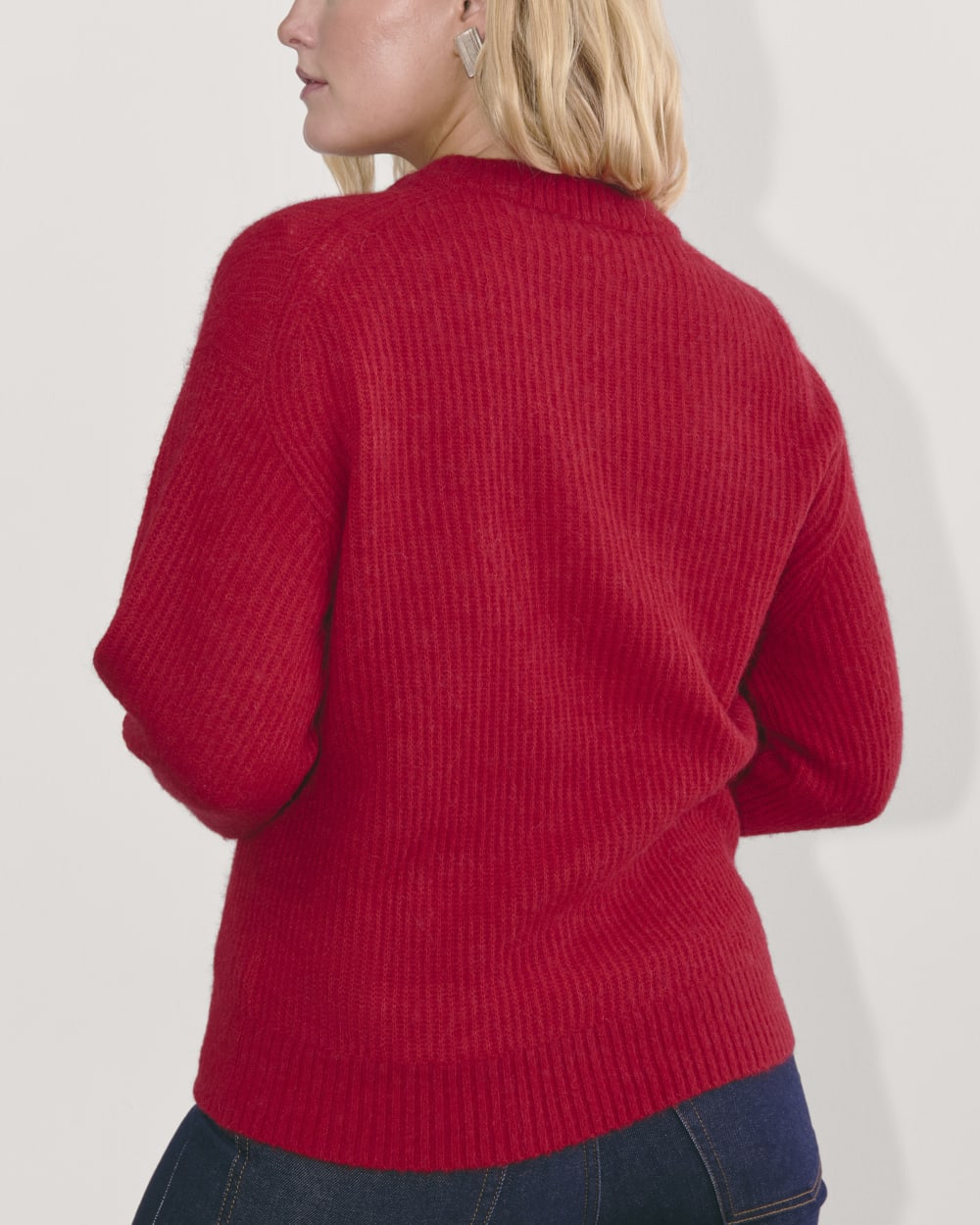 The Cocoon Crew in Alpaca | Berry Red – Everlane