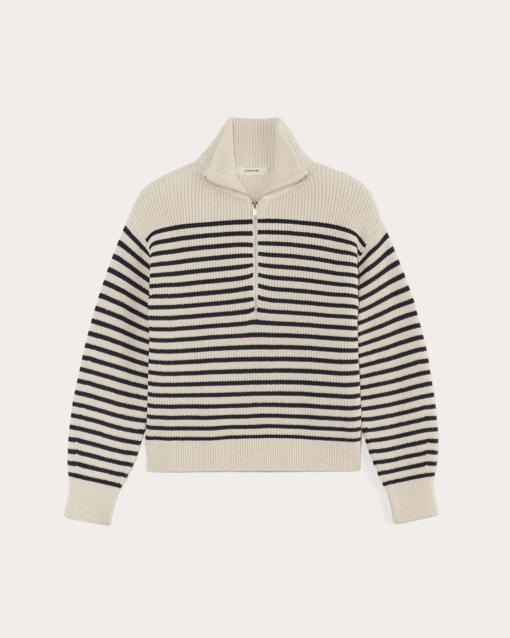 The Half-Zip in Everyday Cotton | Canvas / Navy – Everlane