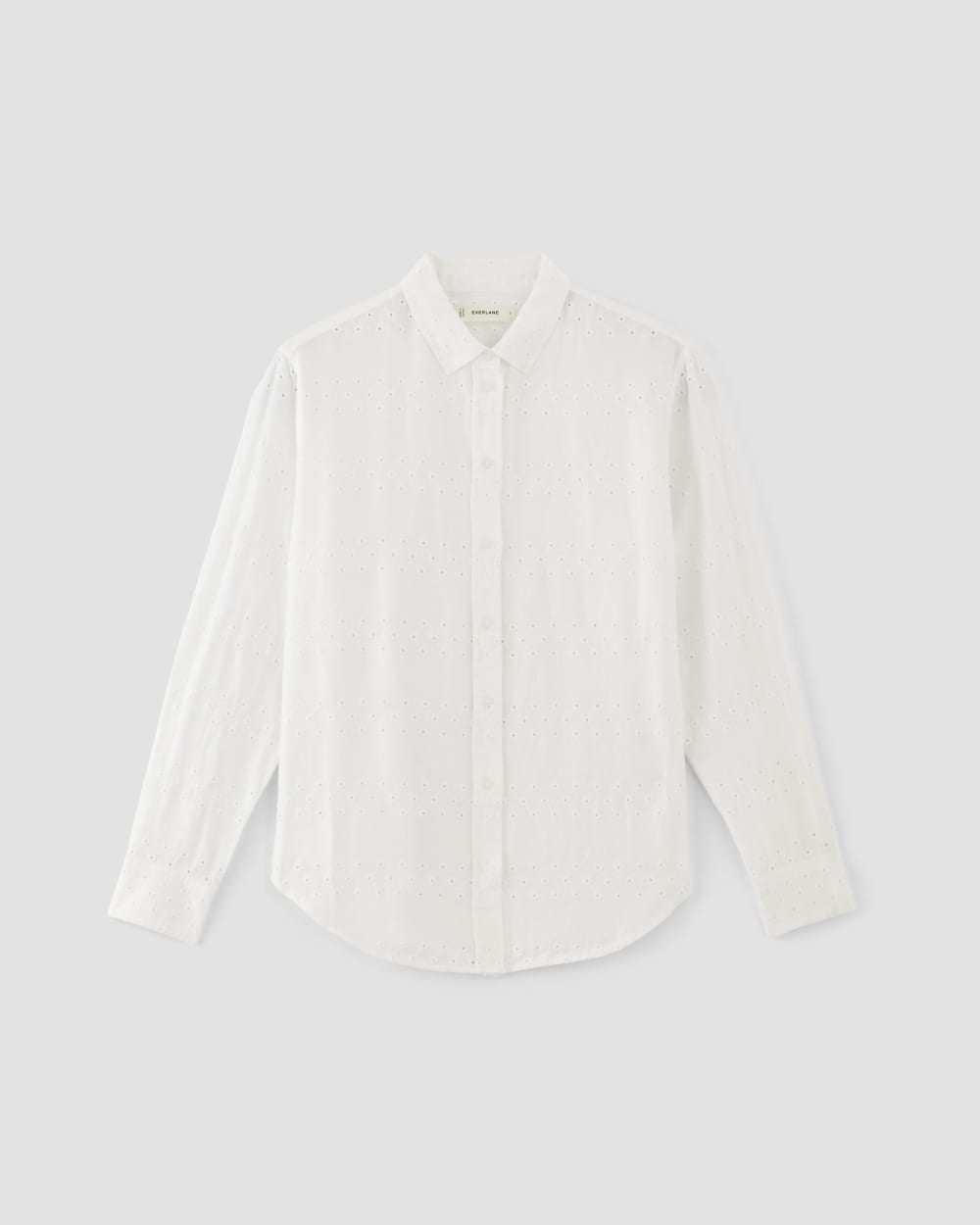 womens-linen-eyelet-relaxed-shirt-white-eyelet | alt