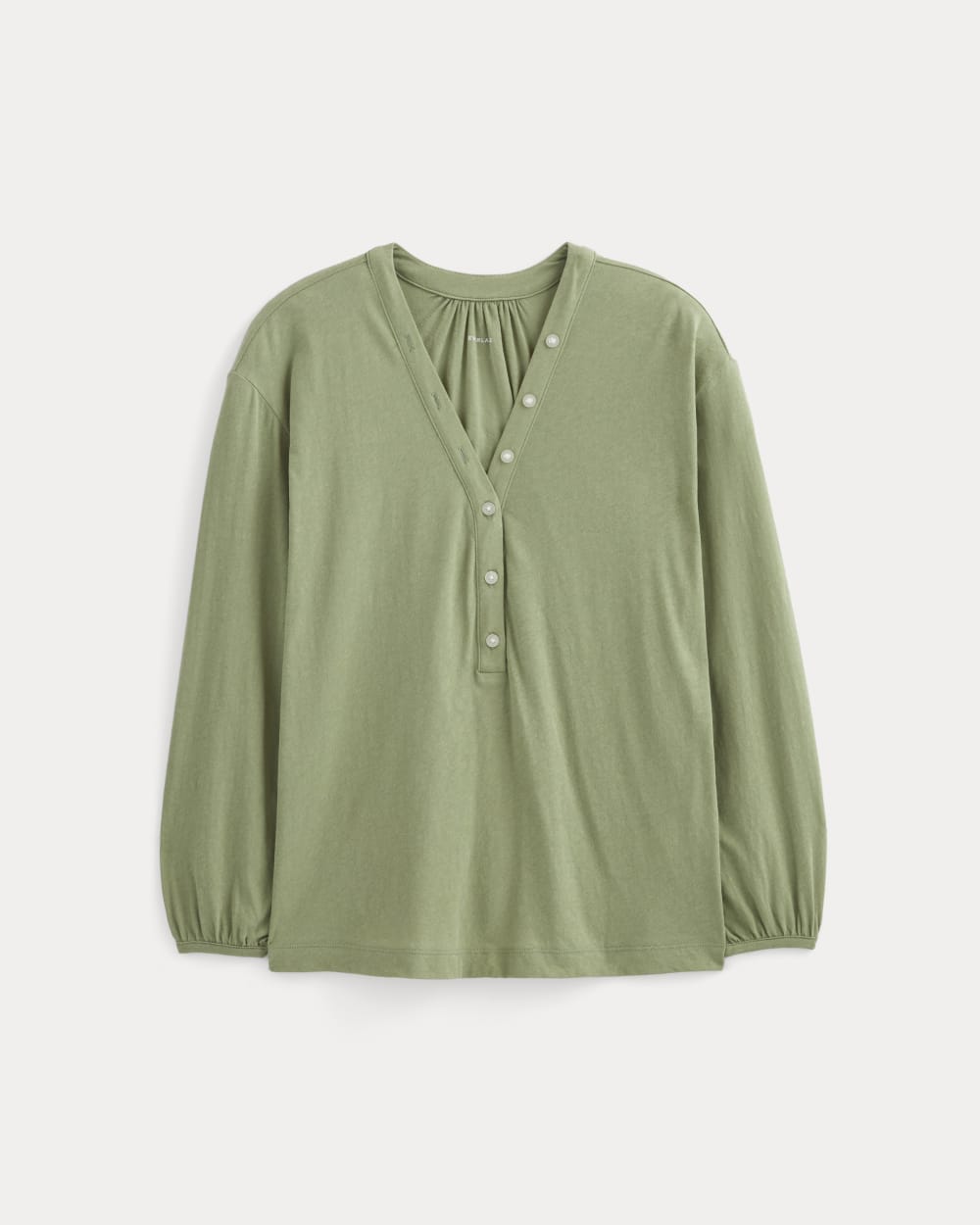 womens-air-v-neck-henley-sagebrush | alt
