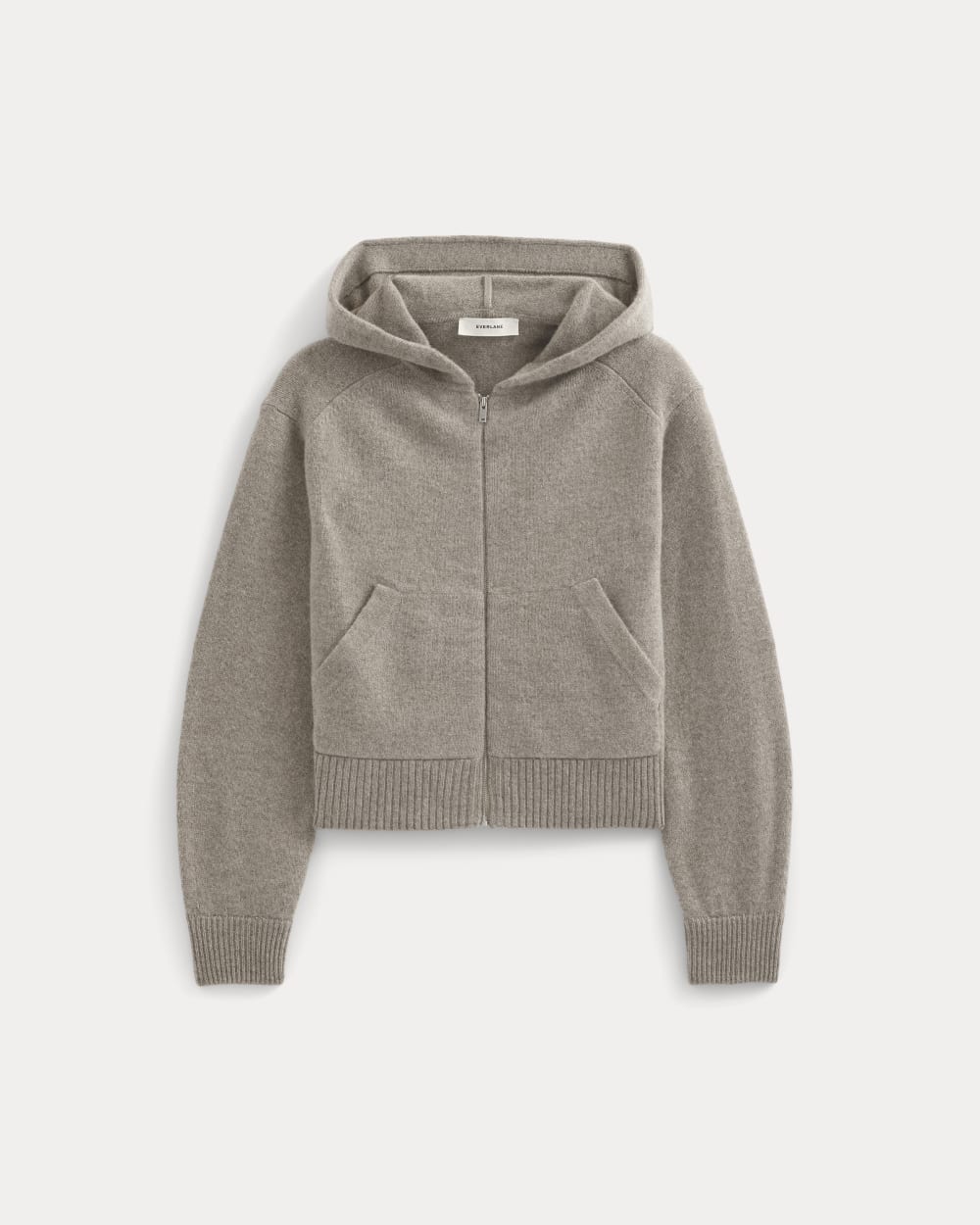 womens-full-zip-hoodie-in-wool-cashmere-oatmeal | alt