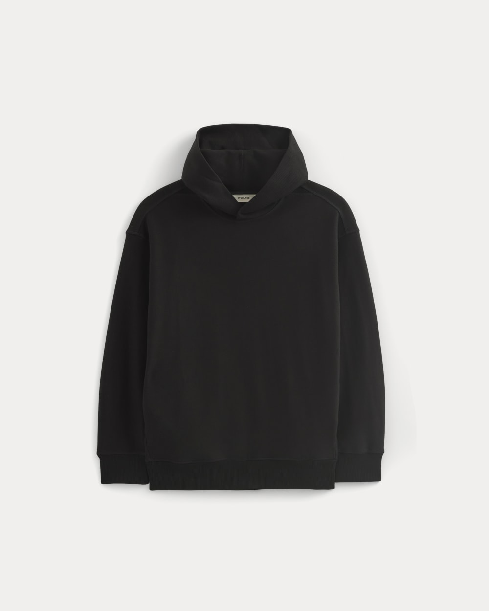Twill Terry Jacquard Hoodie | Black – Everlane