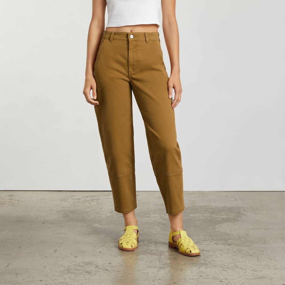 womens-utility-barrel-pant-golden-brown | primary