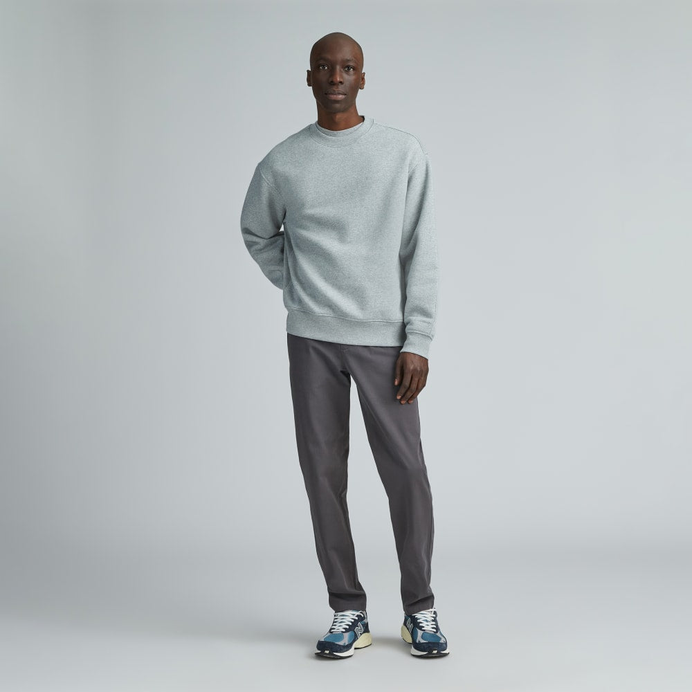 The ReTrack Crewneck Sweatshirt | Heathered Grey – Everlane