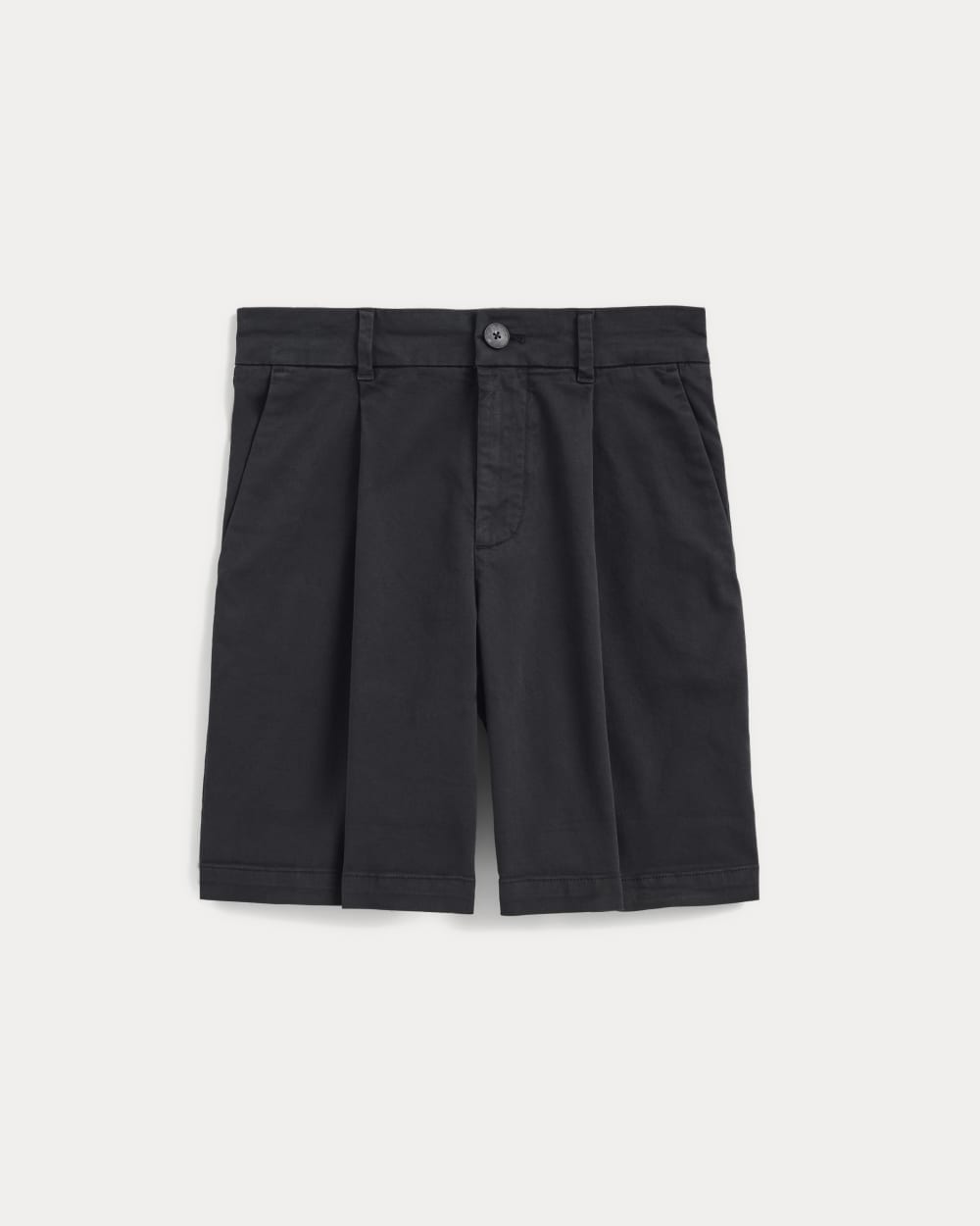 womens-pleated-chino-short-black | alt