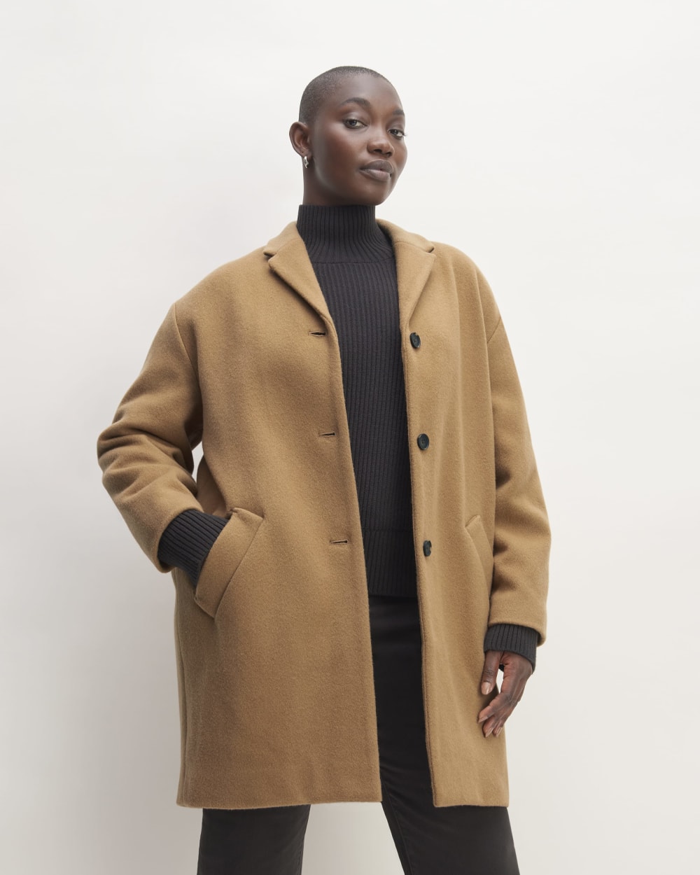 Everlane Italian ReWool Cocoon Coat