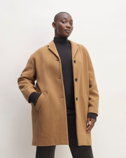 The Italian ReWool® Cocoon Coat | Camel – Everlane