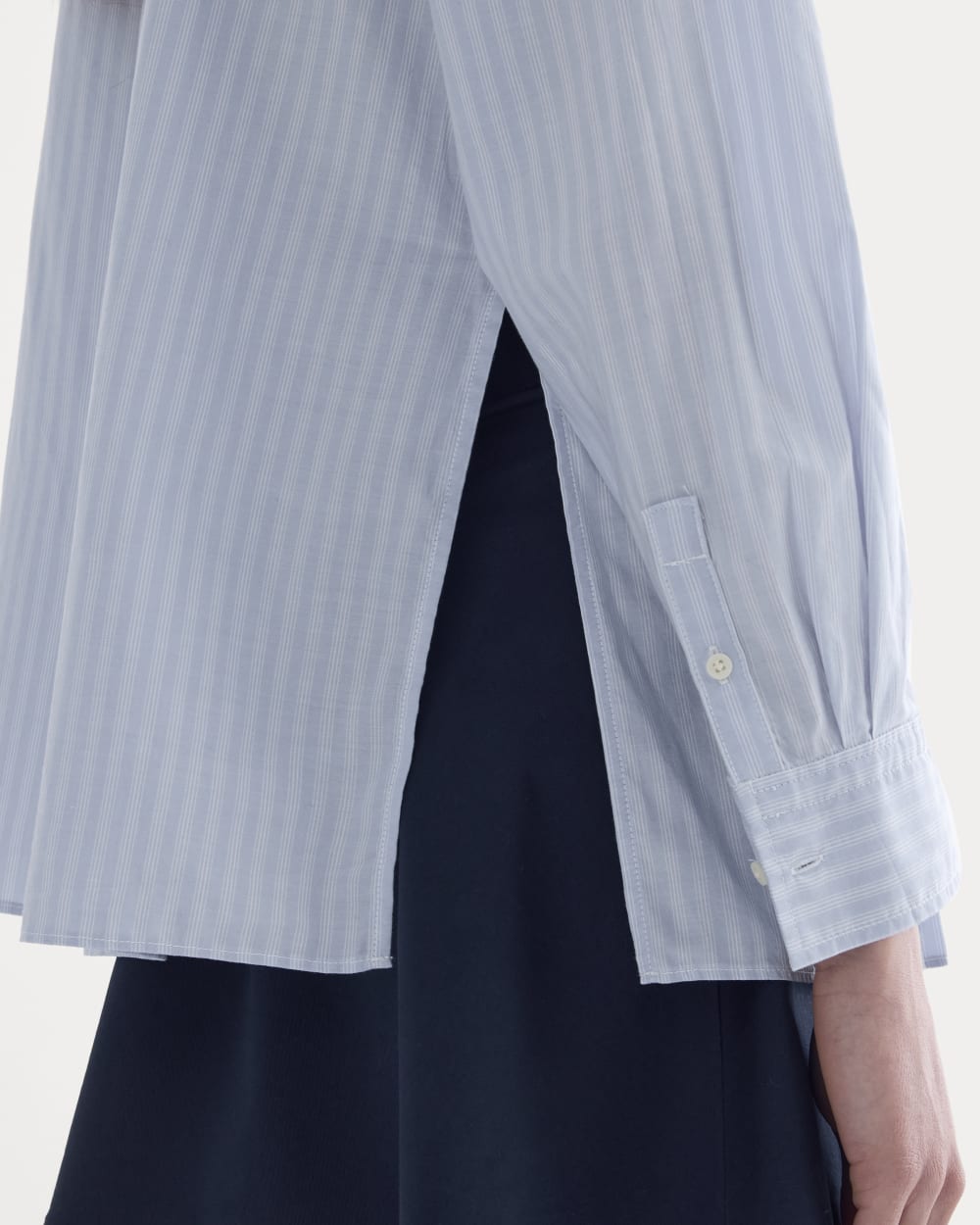 womens-pleated-shirt-in-silky-cotton-forever-blue-optic-white