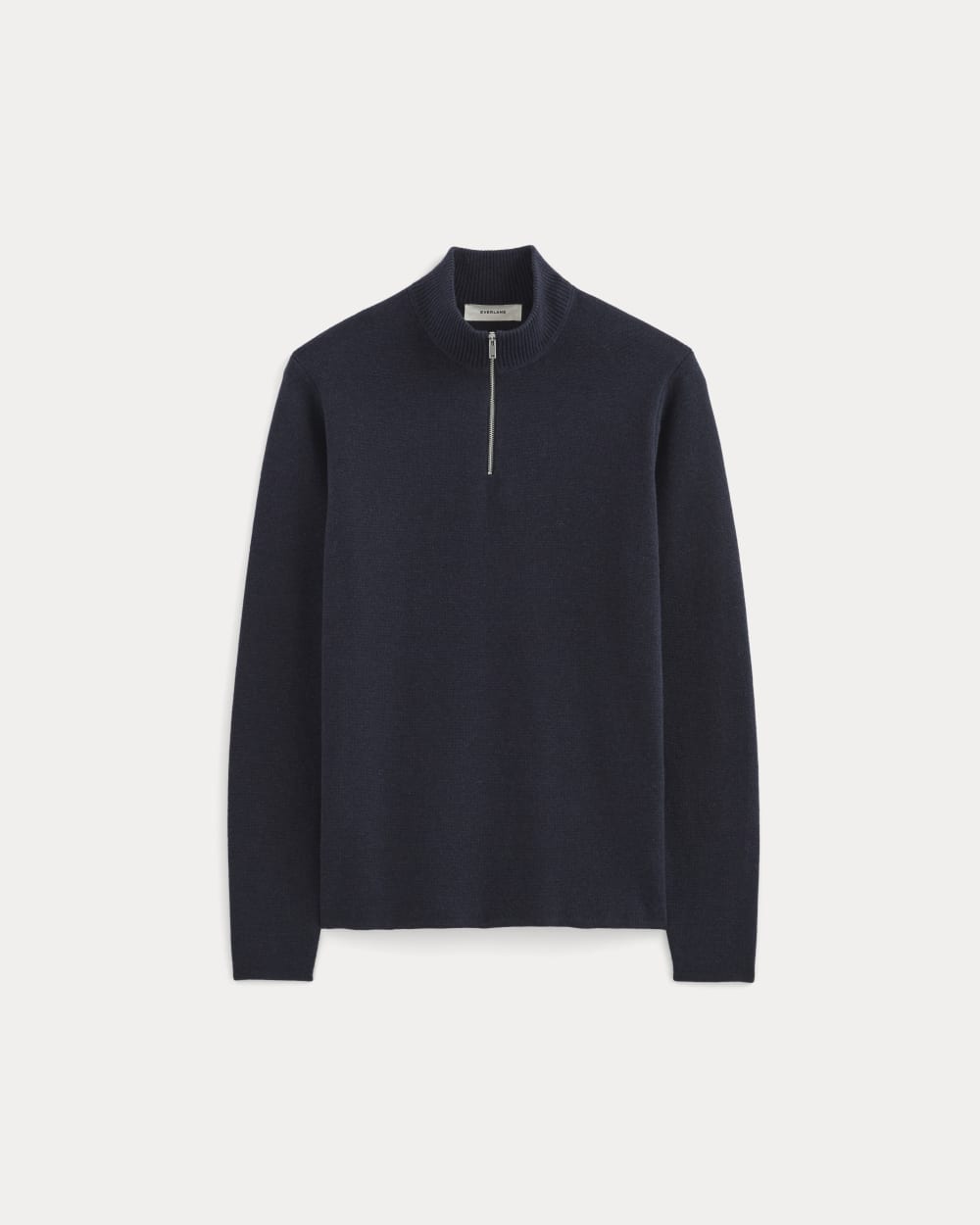 The No-Sweat Quarter-Zip | Heathered Midnight – Everlane