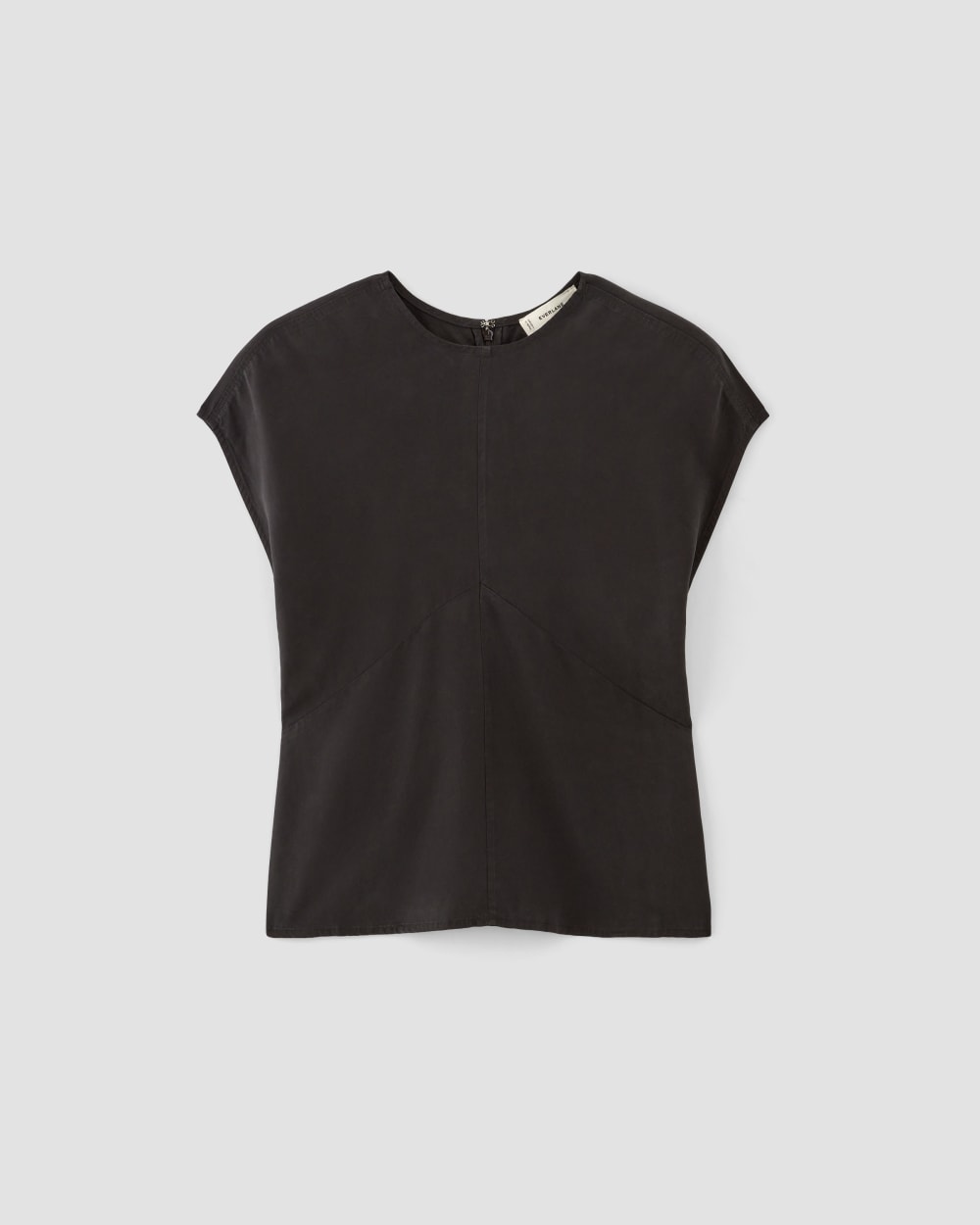 womens-tencel-drape-top-black | alt