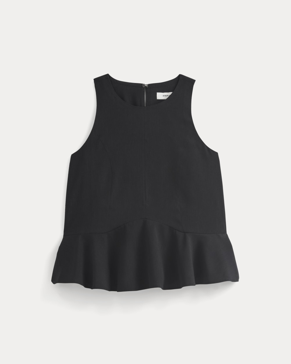 womens-sleeveless-peplum-top-black | alt
