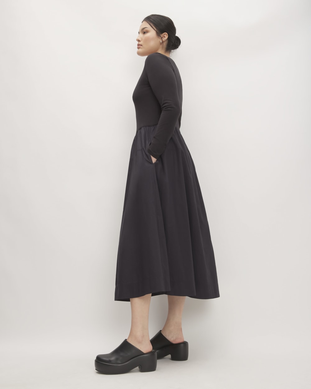 knee length dresses for ladies The Long-Sleeve Riviera Dress