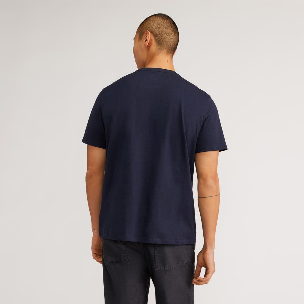 The Premium-Weight Pocket Tee | Uniform | Deep Navy – Everlane