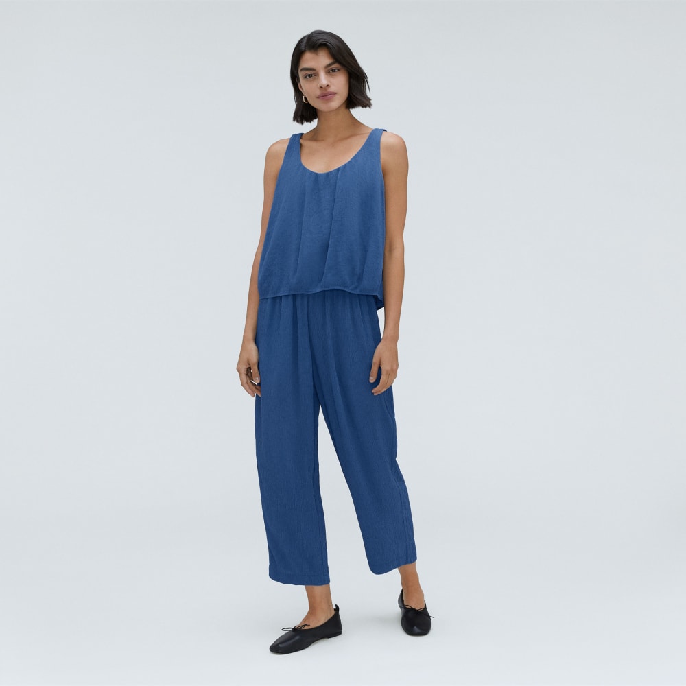 womens-naia-ripple-tank-deep-blue