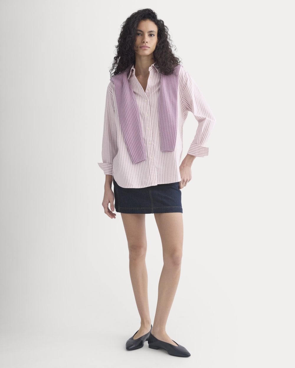 womens-everyday-oxford-shirt-bone-heather-rose