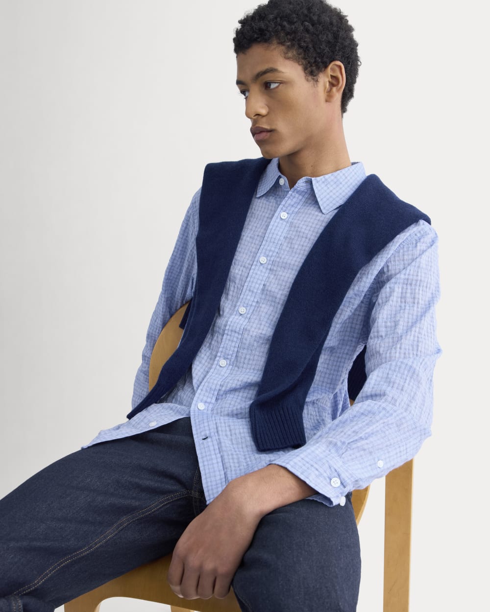 mens-textured-voile-button-up-shirt-open-air-plaid