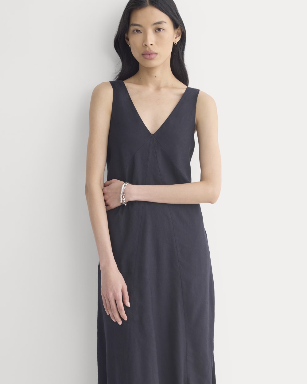 linen white wrap dress Dosa Handwoven Linen Wrap Dress Rice Size: 2