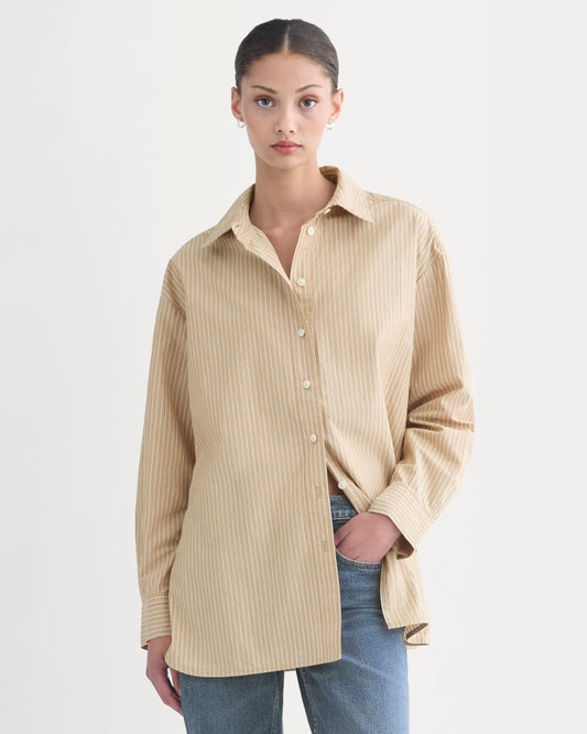 womens-boyfriend-shirt-cotton-tigers-eye-optic-white-stripe | primary