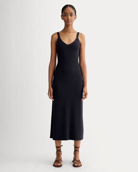 The Fine Knit Cami Dress | Navy Everlane The Fine Knit Cami Dress | Navy Everlane