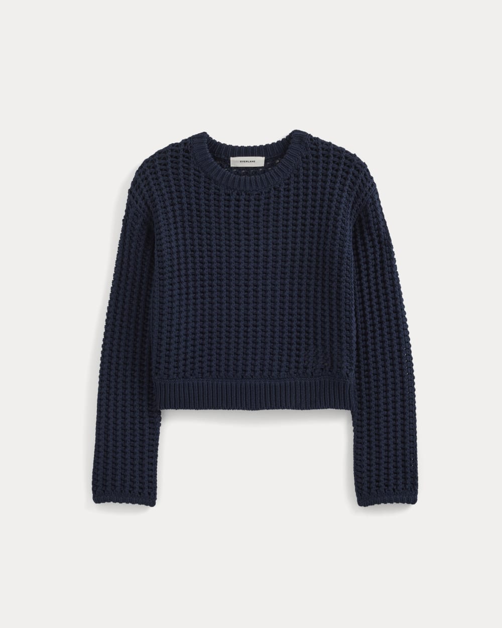 womens-open-knit-crew-in-elevated-cotton-navy | alt