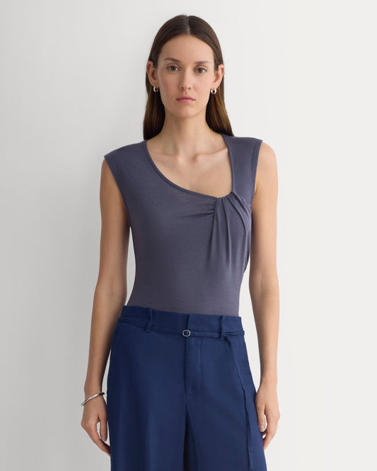 womens-asymmetrical-top-in-butterluxe-graystone | primary