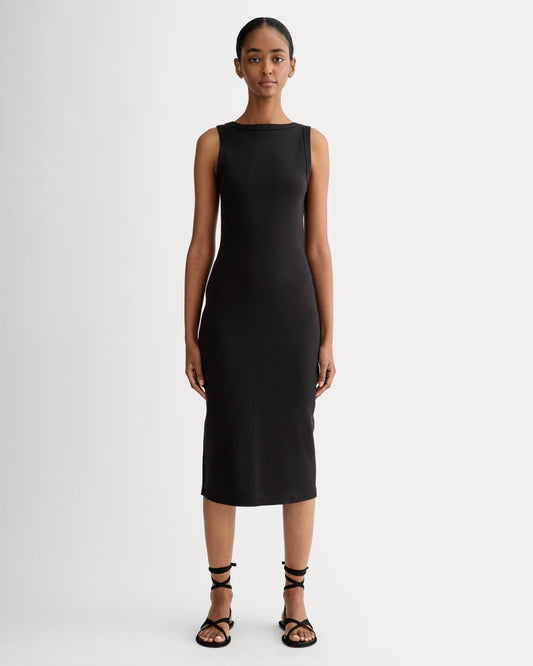 womens-selfie-tank-dress-black | primary