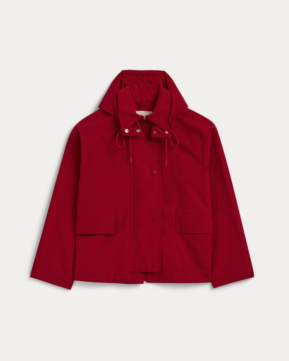 womens-short-anorak-berry-red | alt