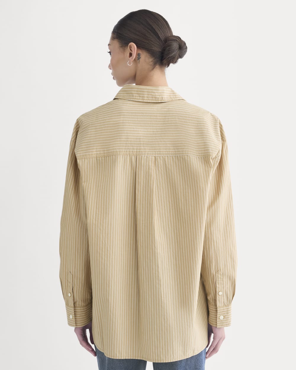 ミルミルBoyfriend shirt The Boyfriend Shirt in Ultrasoft Cotton | Tiger's Eye / Optic