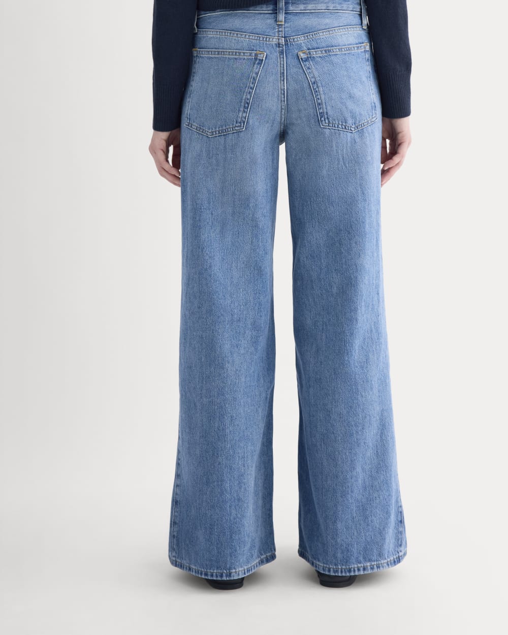 Paneled Wide-Leg Jean | Tungsten Scratch – Everlane