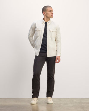 The Organic Cotton Straight-Leg Jean | Washed Black