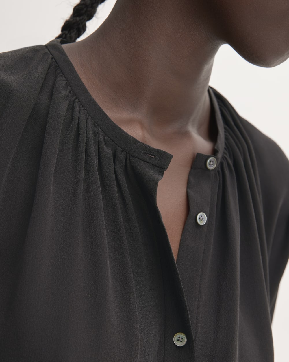 womens-clean-silk-shirred-blouse-black
